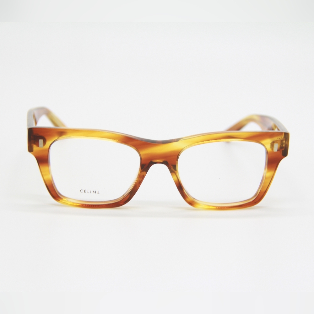 NEW CELINE CL50011I 056 SQUARE BROWN EYEWEAR CELINE CL 50011I - Picture 2 of 10